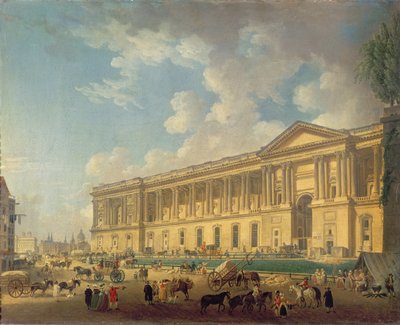 La Colonnade del Louvre, c.1770 da Pierre Antoine Demachy